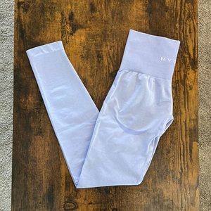 XS NVGTN Periwinkle Contour Seamless Leggings